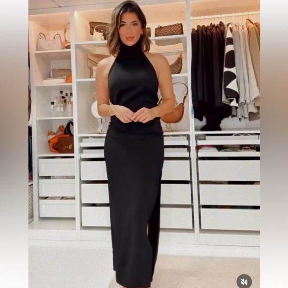 Zara Long Halter Dress - Picture 6 of 16